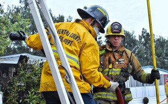 Fire Explorers working