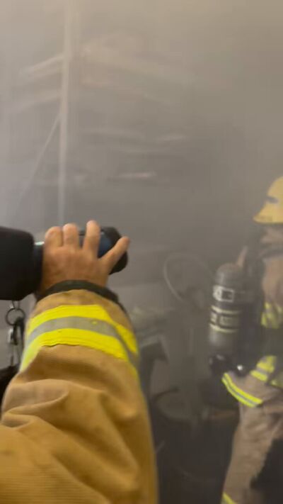 Image for the Tweet beginning: #PabloIncident Firefighters are on scene
